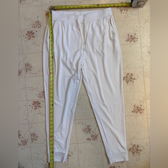 Women's White Joggers - Picture 9 of 11